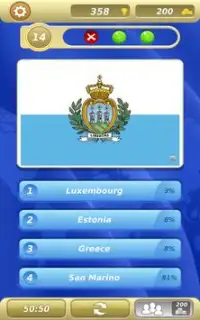 World Flags Quiz Name the Flag Screen Shot 4