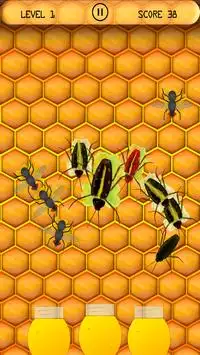 Honeycomb Defence - Bugs Smash Screen Shot 6