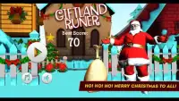 Hadiah Land Runner: Santa xmas Screen Shot 0