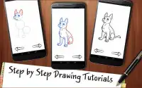 Drawing App  Best Friends Dogs and Puppies Screen Shot 1