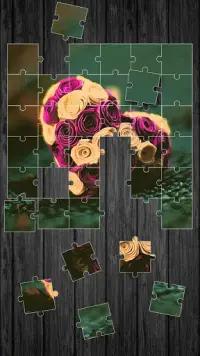Roses Jigsaw Puzzle Game Screen Shot 2