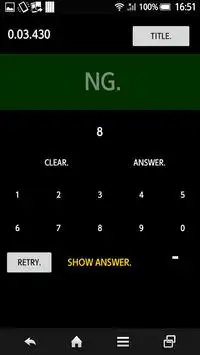 Golf Score Mental Calculation. Brain training. Screen Shot 2