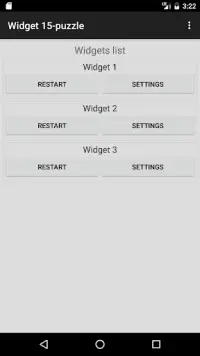 Widget 15-Puzzle Screen Shot 2