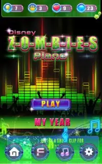 Music Disney Zombies Magic  Tiles 2018 Screen Shot 0