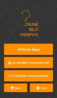 Online Bilgi Yarışması Screen Shot 0