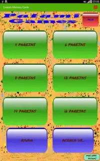 Custom Memory Cards. -Juego Educativo de Memoria- Screen Shot 0