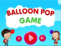 Kids Game: Balloon Pop Kids Learning Game Free🎈 Screen Shot 1