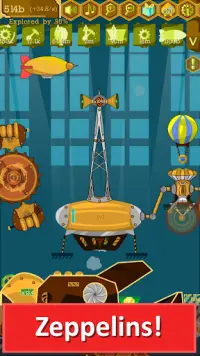 Steampunk Idle Spinner Factory Screen Shot 3