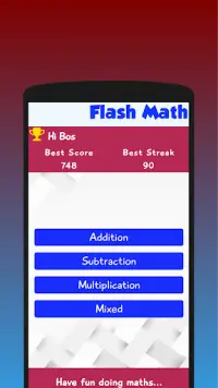 Flash Math Screen Shot 0