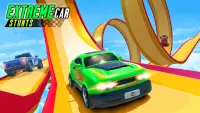 Mega Ramp Car Stunt-Car Racing Screen Shot 1