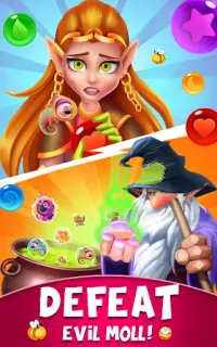 Bubble Game - Witches & Elves Screen Shot 1