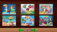 Mermaid Puzzle Games For Kids Screen Shot 1