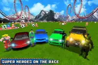 Superhero Color Sports Cars City Stunts Racing Screen Shot 11