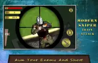 Modern Sniper Train Attack Screen Shot 6
