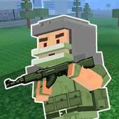 3D Gun Shooting Pixel Battle - Survival Game