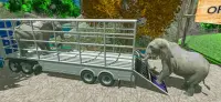 जंगली पशु ट्रक सिम्युलेटर: पशु परिवहन खेल Screen Shot 9