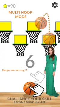 Basketball Swipe Star | Basketball Shoot Game Screen Shot 3