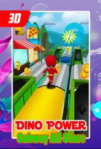 Subway Power Dino Ninja Dash Screen Shot 3