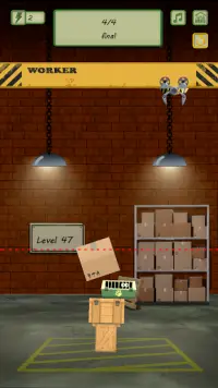 Throw It Right: box drop stack builder game Screen Shot 5