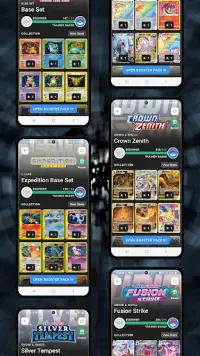 PokeTCG Sim - Open Card Packs! Screen Shot 1