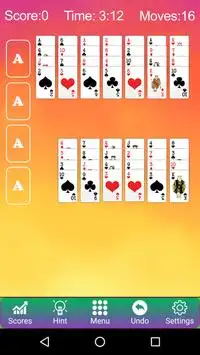Freecell Free Solitaire Screen Shot 2