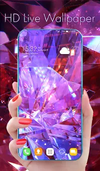 Diamond wallpaper HD For Girls Screen Shot 0