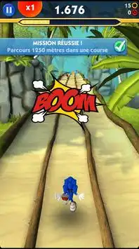 Super Sonic Dash Runners Adventure 3D Screen Shot 1