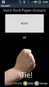 Voice Rock Paper Scissors Screen Shot 2