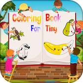 My tiny coloring book - Little kids Colouring book