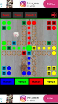Free Ludo: 4-Player (Don't get Angry, man!) Screen Shot 2