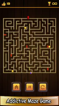 Maze Games : Labyrinth board Classic Maze Puzzle Screen Shot 2