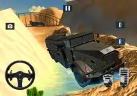 4x4 Offroad-Armee-LKW, der Wüsten-Spiele 2018 fähr Screen Shot 3