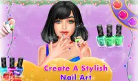 Christmas Nail Art Salon Games Screen Shot 2