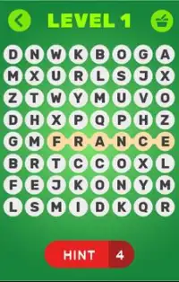 Word Search for Countries of the World Screen Shot 0