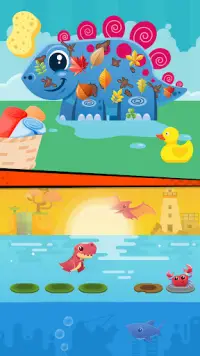 공룡 게임 - 어린이 게임 Screen Shot 1