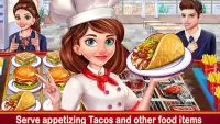 High School Café Girl: Burger Serving Cooking Game Screen Shot 0