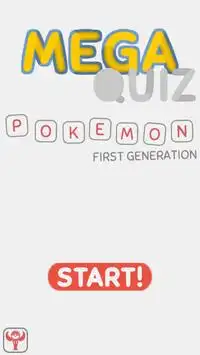 MEGA QUIZ POKEMON - First Gen Screen Shot 0