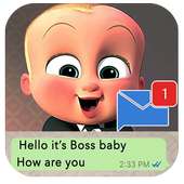Chat with boss baby prank