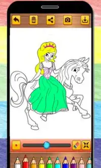 Princess Coloring Games: Drawing For Kids 🎨 Screen Shot 4