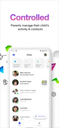 Messenger Kids – The Messaging Screen Shot 2