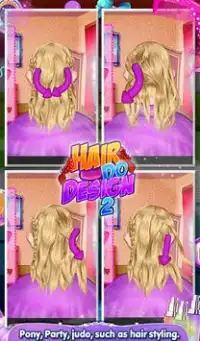 Cheveux Do Design 2 - Jeux de Screen Shot 2