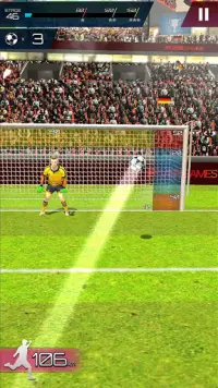 Mistrzostwa w piłce nożnej-rzut wolnyy Screen Shot 6