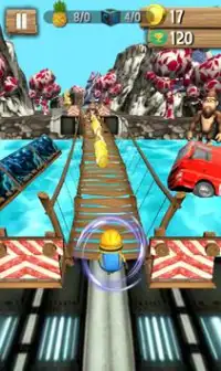 Banana rush  3D: Subway banana 3D Screen Shot 0