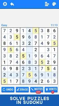 Sudoku Grátis - Jogos Clássicos de Quebra-Cabeça Screen Shot 1