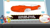 Car Word Search For Kids Games - ABC Cars Coloring Screen Shot 1