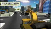 Sand Excavator Crane Sim 3D Screen Shot 10