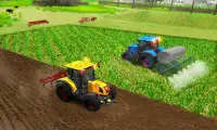 トラクター農業ゲームハーベスター Screen Shot 1