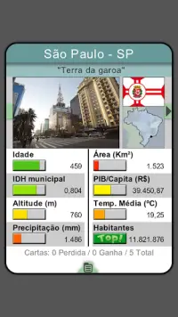 Top Cards - Cidades do Brasil Screen Shot 11