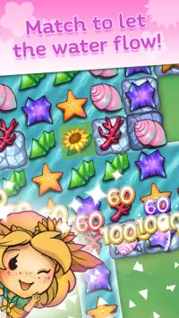 Fairy Blossom Charms - Free Match 3 Story Puzzle Screen Shot 1