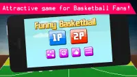 Funny Basketball - 2 Player Screen Shot 2